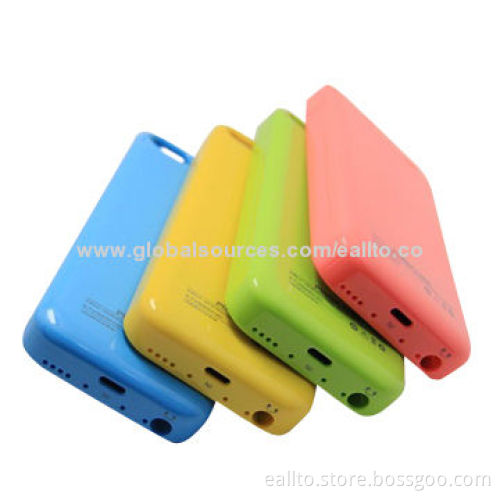 High Quality Power Cases for iPhone 5, 2,200mAh Capacity, Sized 62 x 16 x 136mm